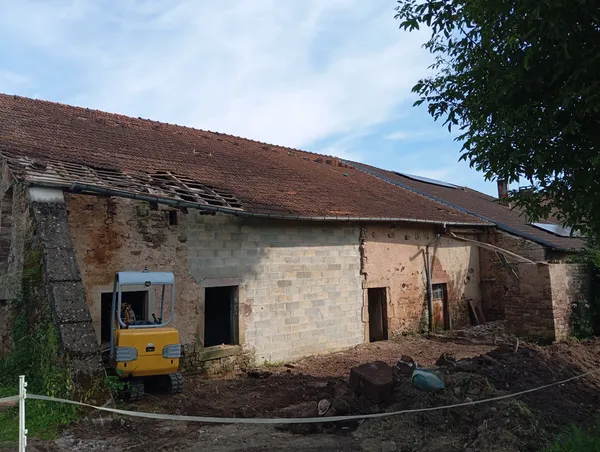Grange en cours de rénovation